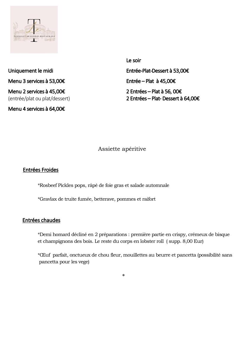 Menu p1 septembre 2025