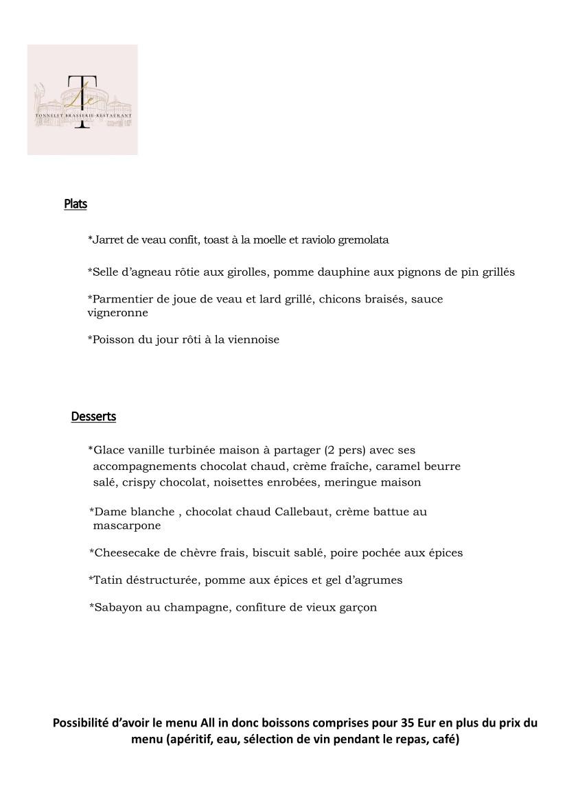 Menu p2 septembre 2025